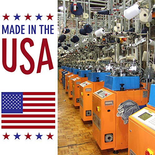 Carolina Ultimate mens Steel Toe Boot Cushion Over the Calf Socks 4 Pair Pack, Black, Large