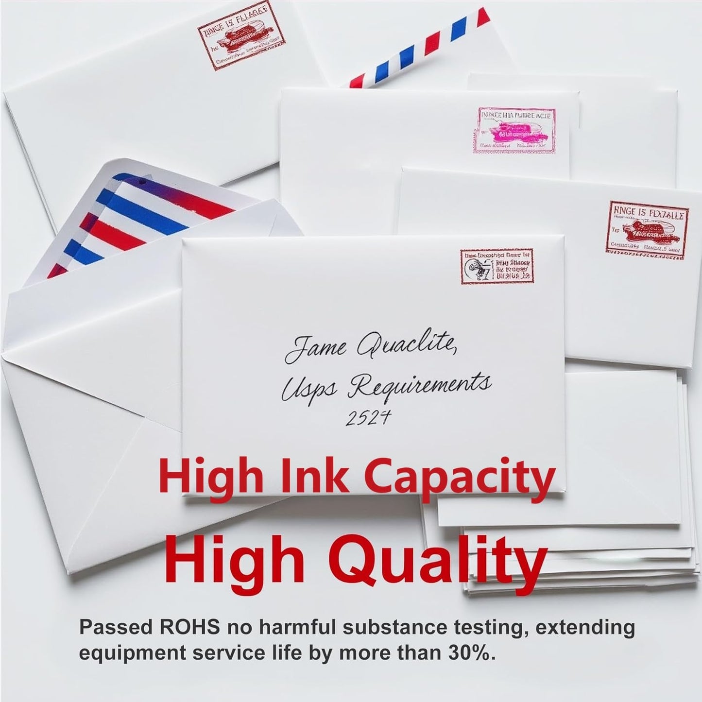 793-5 Ink Cartridge Replacement for Pitney Bowes 793-5 Red Ink Cartridge Compatible with Postage Meters DM100i DM125i DM150i DM175i DM200L DM225 and SendPro C SendPro+, 35ml 2 Pack