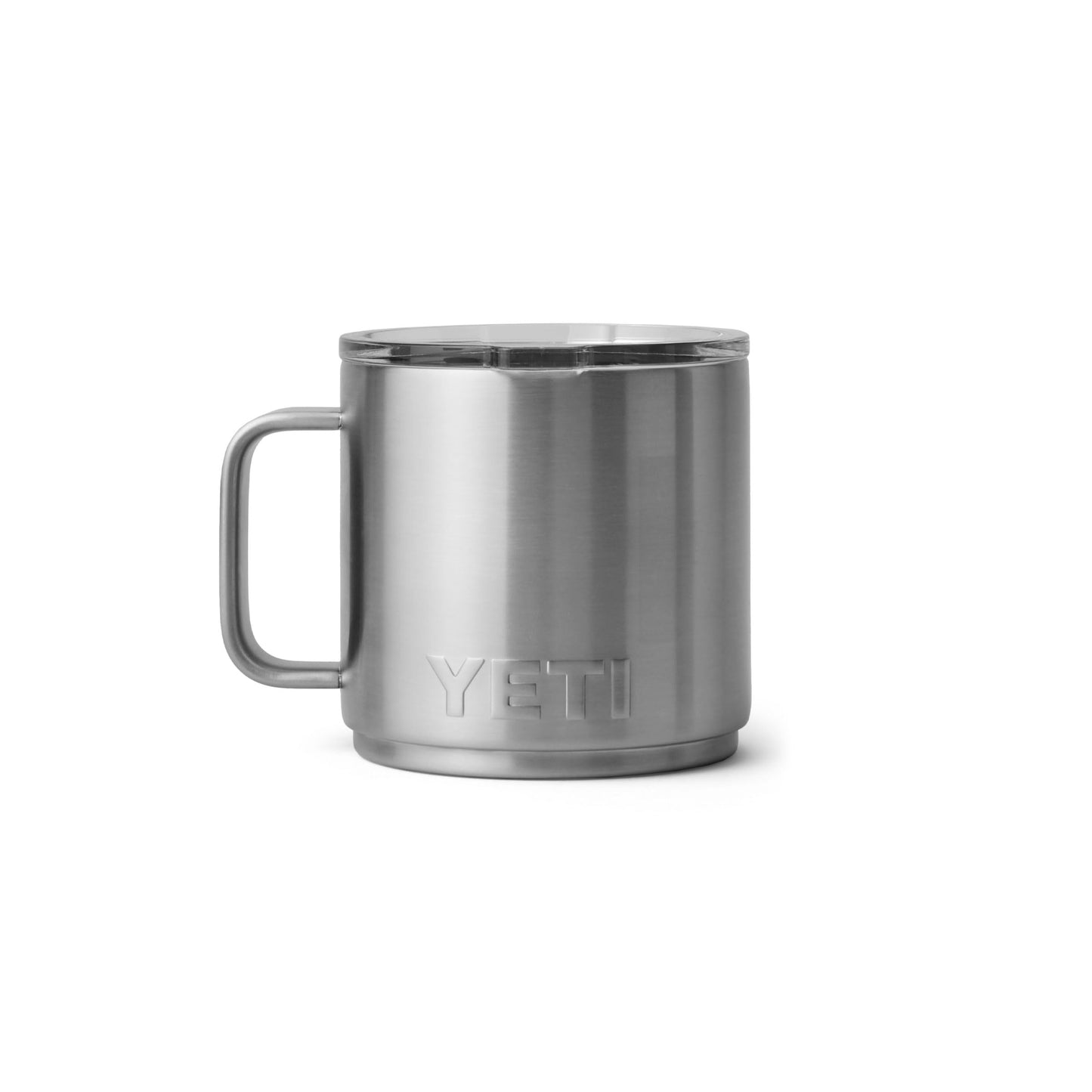 YETI Rambler 14 oz Ceramic Lined Stackable Mug, Vacuum Insulated, Stainless Steel with MagSlider Lid, Stainless