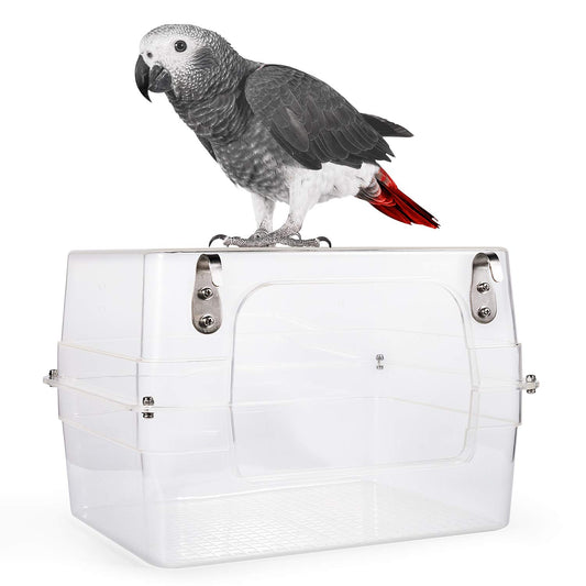 Colorday Large Bird Bath for Cage, Parrot Bath for Parakeet, African Grey, Amazon, Conure, Cockatiel(13X11X8 inch)