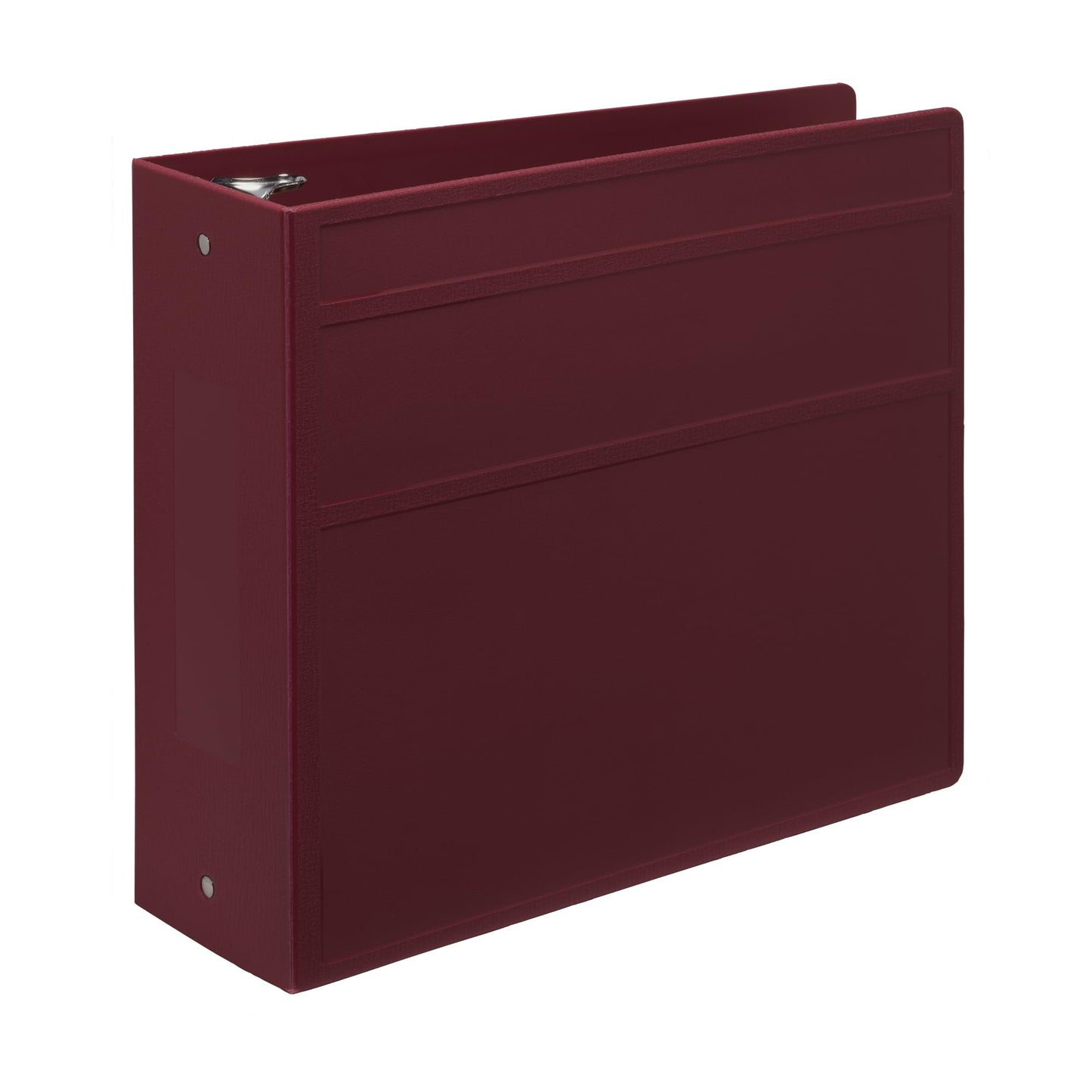 Carstens 4- Inch Heavy Duty 3-Ring Binder - Side Opening, Wine
