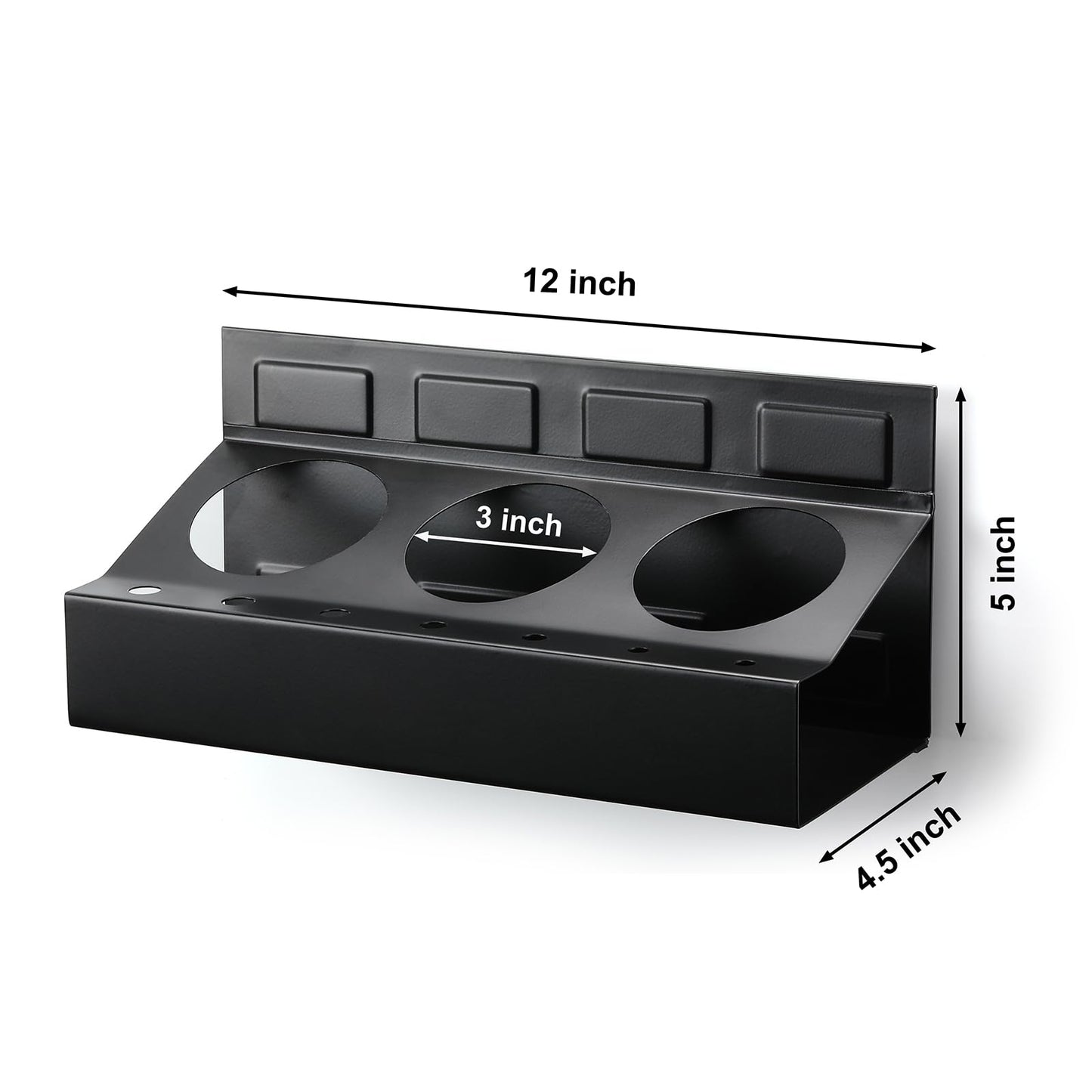 Mayouko Magnetic Toolbox Shelf, Tray and Holder, 4-Piece Magnetic Toolbox Tray Set Tool Box Cabinet Side Shelf Storage, Workshop