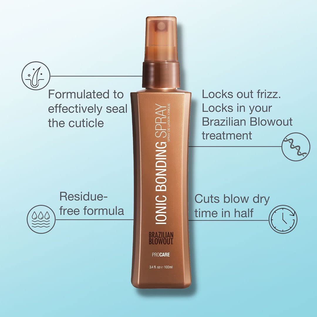 BRAZILIAN BLOWOUT Ionic Bonding Spray, 3.4 Fl oz