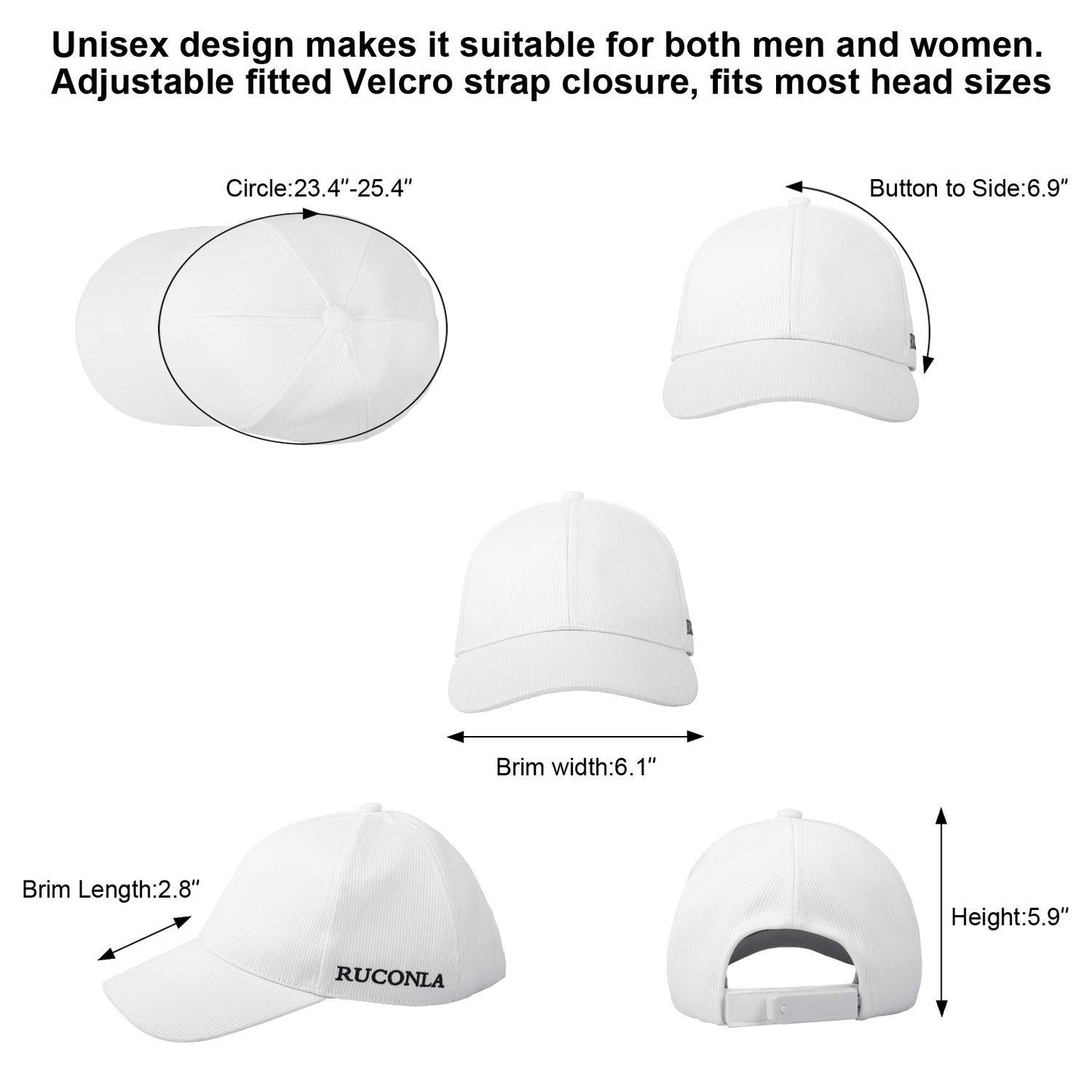 Ruconla Fiber Optic Cap LED hat with 7 Colors Luminous Glowing Hip hop Baseball Hats USB Charging Light up caps Christmas Cap