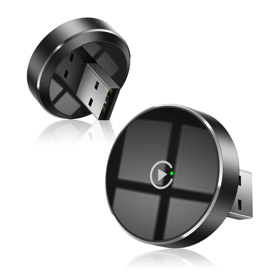 2025 Wireless CarPlay Adapter for iPhone, Converts Factory Wired to Wireless CarPlay Dongle for Cars from 2016 and iOS 10+, Plug and Play, No Latency