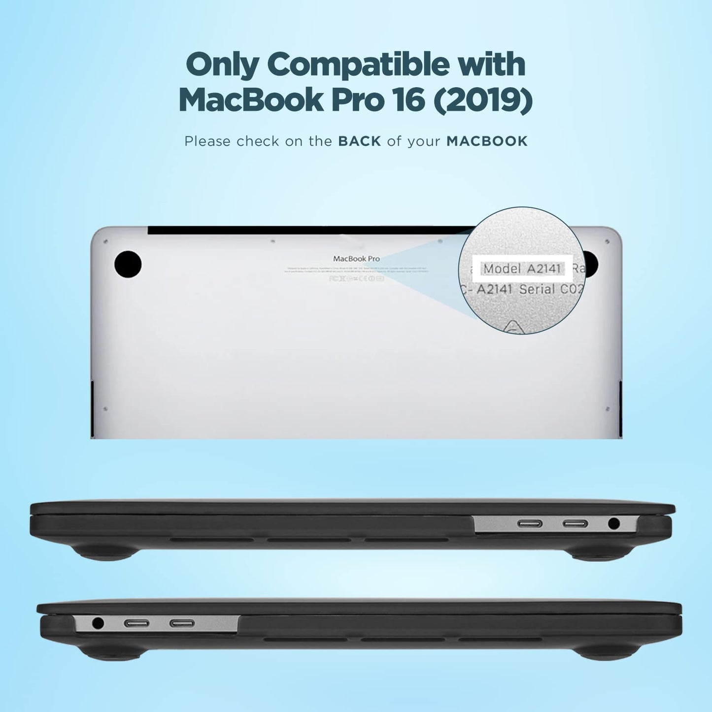 Case-Mate MacBook Pro 16 Inch Case - Snap On Hard Shell MacBook Pro Case with Clear Silicone Keyboard Cover - Laptop Case with 360° Protection - Accessories for Apple MacBook Pro 2019 A2141 - Smoke