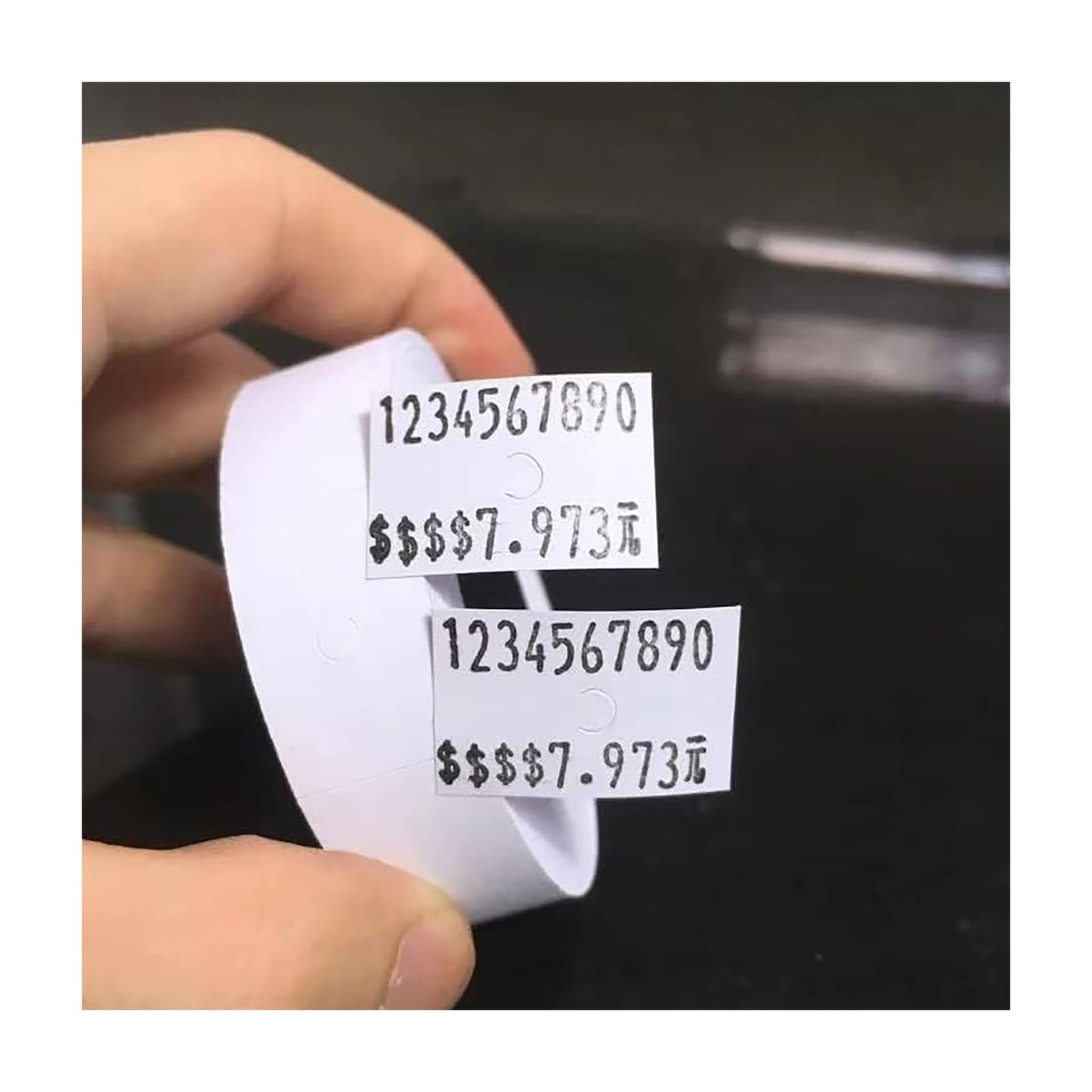 MX-6600 Price Labels - 40 Rolls, 2-Line Pricing Gun Labels for Retail - Compatible with MX-6600, MX-6602, G6000, YH-689 & More - Compatible with (Gun Not Included)