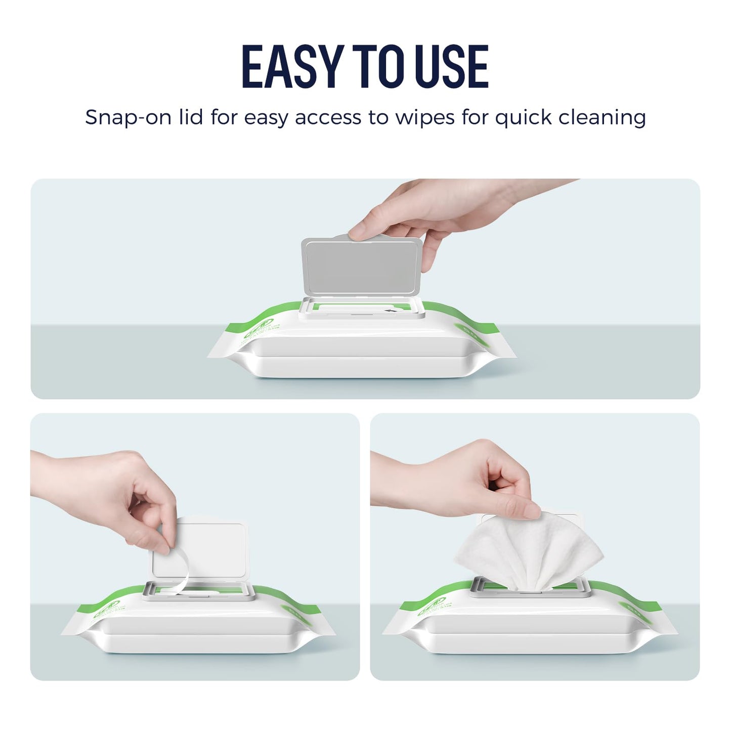 loukin Dry Erase Wipes, Whiteboard Cleaning Wipes, Non-Toxic Cleaning Wipes for Whiteboard, 6 Pack, 50 Wipes Per Pack
