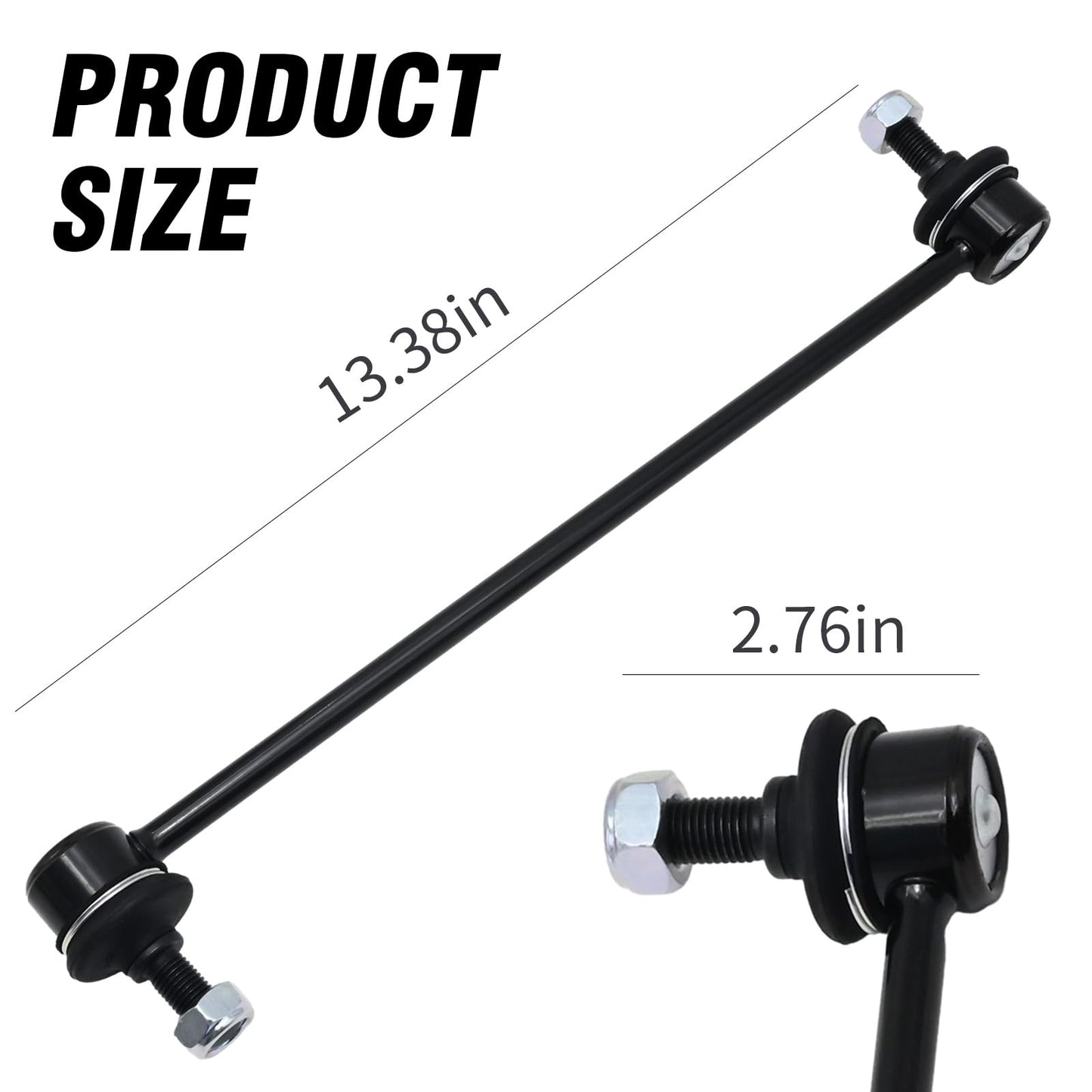 MDEOOSKY 2Pcs Front Sway Bar Stabilizer Link Kit Replacement for Chrysler Pacifica Town & Country Voyager Grand Replacement for Dodge Caravan Grand Caravan and More, ‎K7258 4743021AA