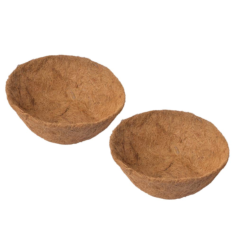 Tingmei 18 Inch Replacement Coco Liners for Hanging Basket(2 Pieces of Pack)
