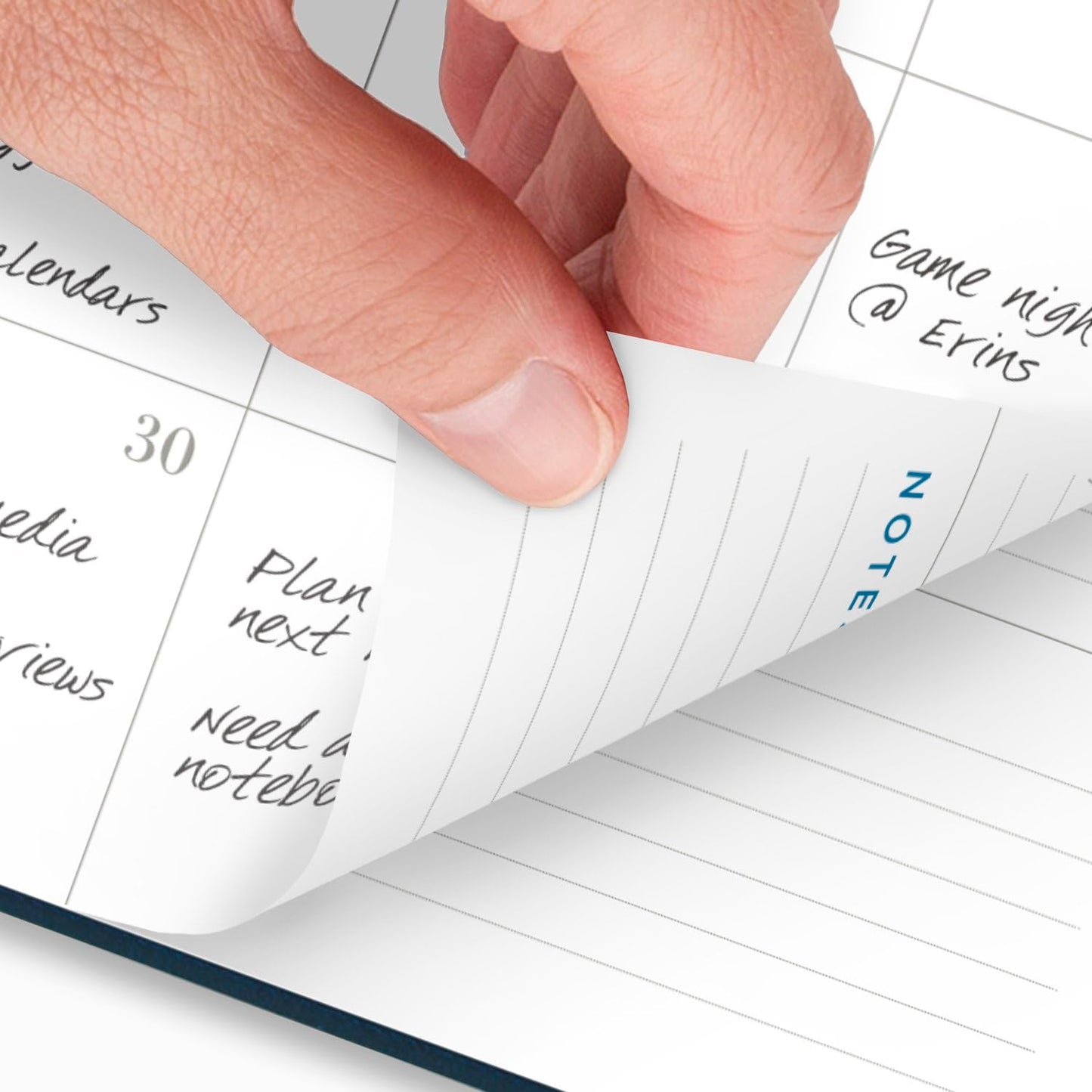 AT-A-GLANCE Planner 2025-2026 Academic, Weekly & Monthly, 8-1/2" x 11", Large, Monthly Tabs, Flexible Cover, Signature Collection, Navy (YP905A20)