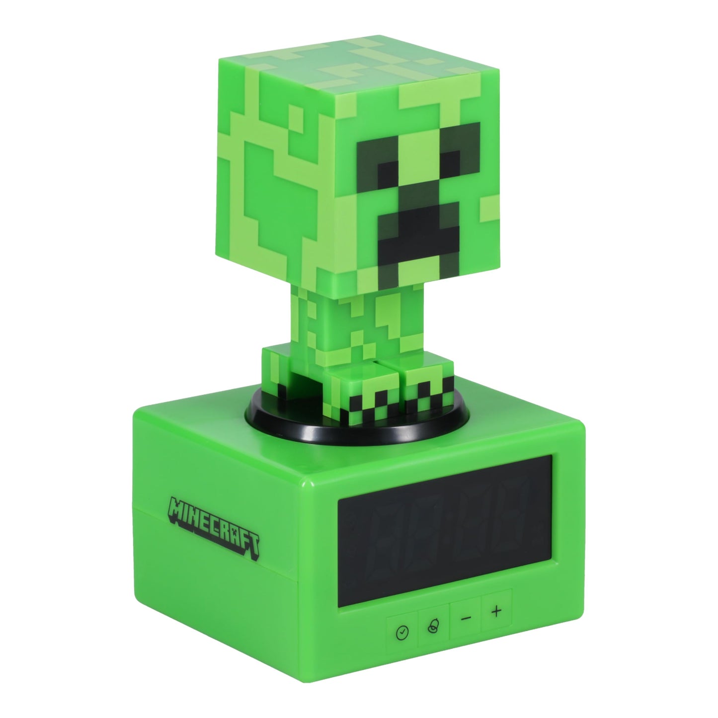 Minecraft Creeper Alarm Clock – Officially Licensed Icon with in-Game Music & Night Light for Kids & Tweens, Gaming Room Decor, Fun Gift for Minecraft Fans | Paladone