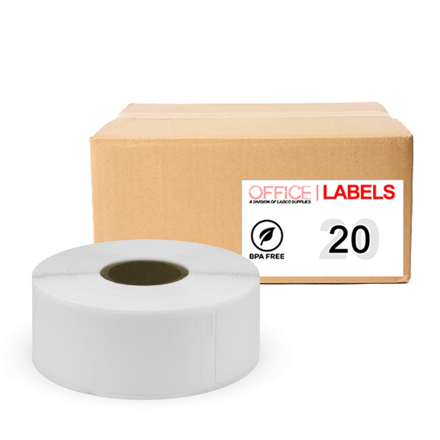 OFFICE LABELS Replacement for Dymo 30336 1 x 2-1/8 20 Rolls