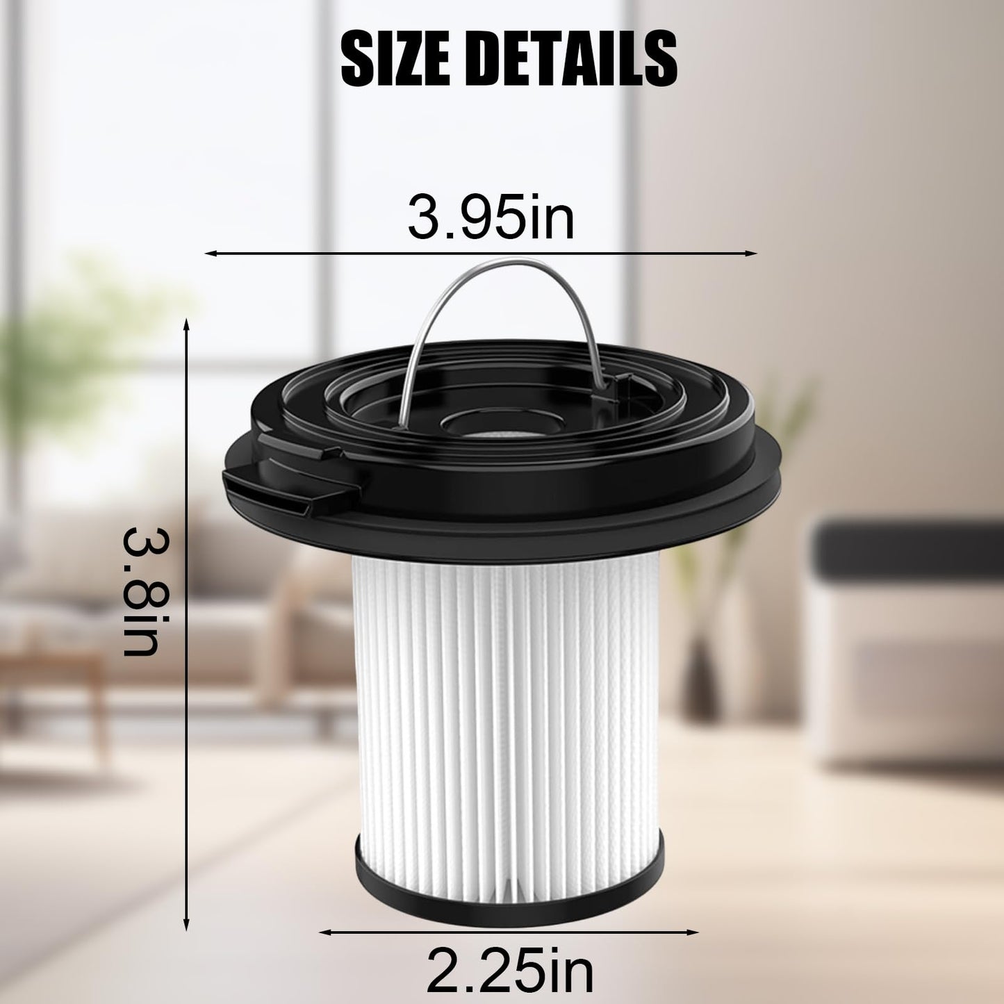 4 PCS HEPA Filter for Bissell CleanView XR 200W / CleanView XR Pet 300w/ Powerlifter Turbo, Sweeper Filter Element, 3789, 3789U, 3789X, 3797, 3797V, 3797W Compatible
