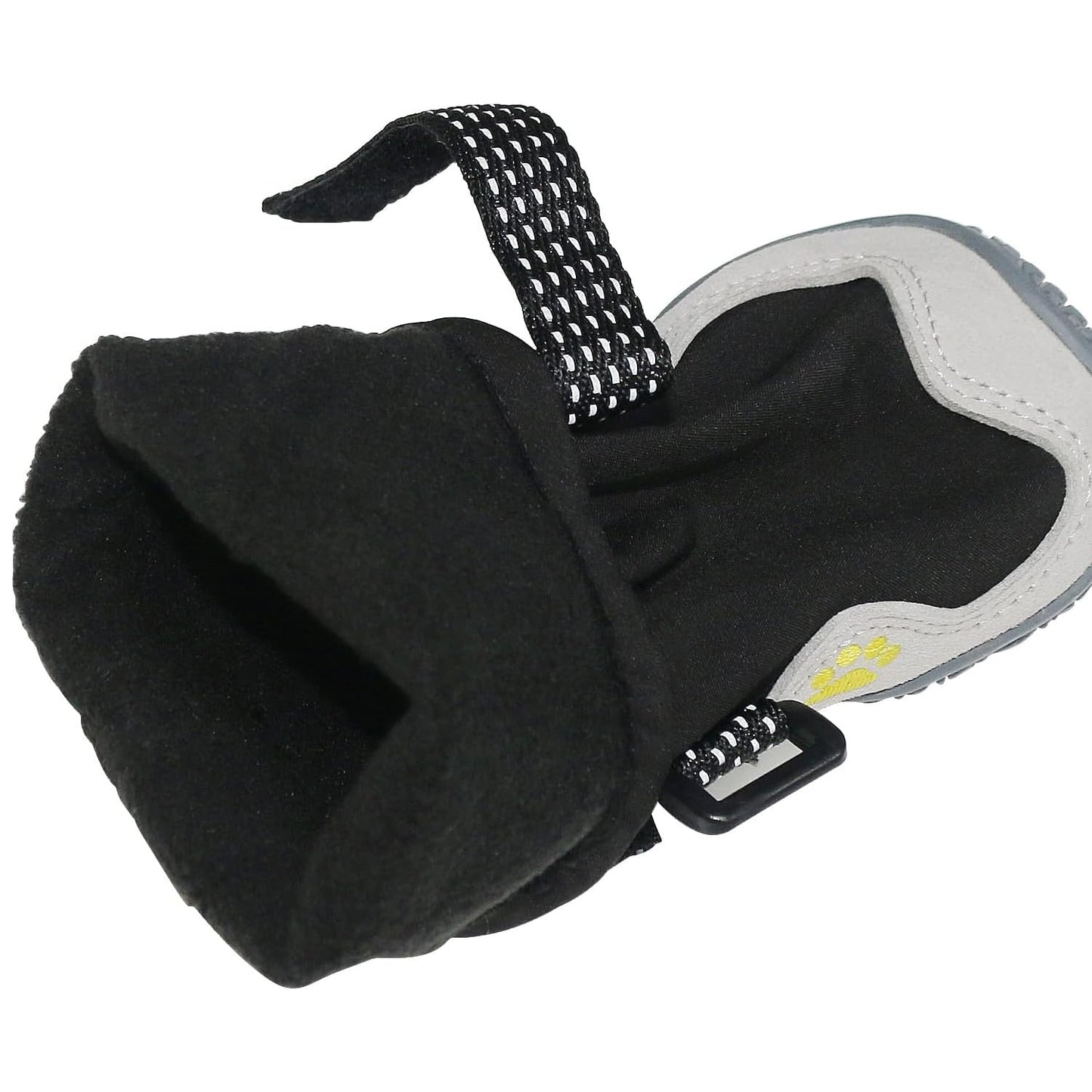 Dog Shoes, BESUNTEK Pet Dog Boots for Medium Large Dogs, Waterproof Rainproof Dog Paw Protectors with Anti-Slip Rubber Soles and Reflective Straps for Indoor and Outdoor Hiking and Running