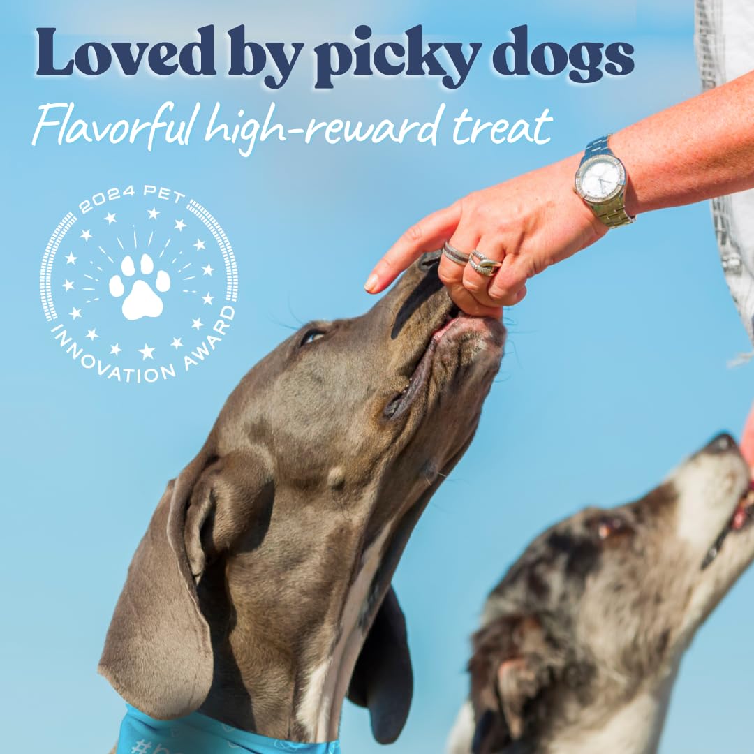 Healthybud Beef Mini Training Treats for Dogs Low-Calorie Soft Liver Treats for Puppies & Small Dogs with Reishi Lion’s Mane Pumpkin Salmon Oil Grain-Free and Made in Canada 6.5oz 3Pack Made in Canada