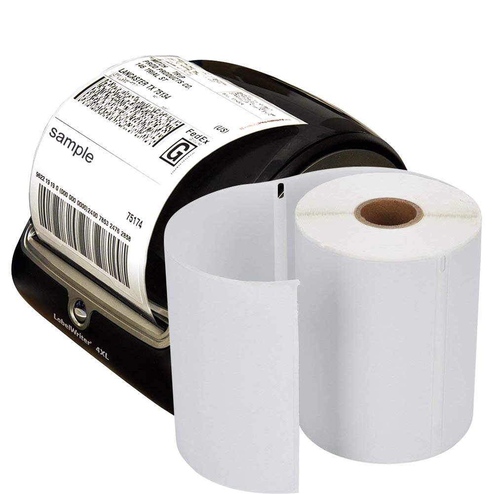 9527 Product Dymo1744907 Shipping Labels for LabelWriter 4XL 4" x 6" Thermal Labels, 220 per Pack (12 Rolls)
