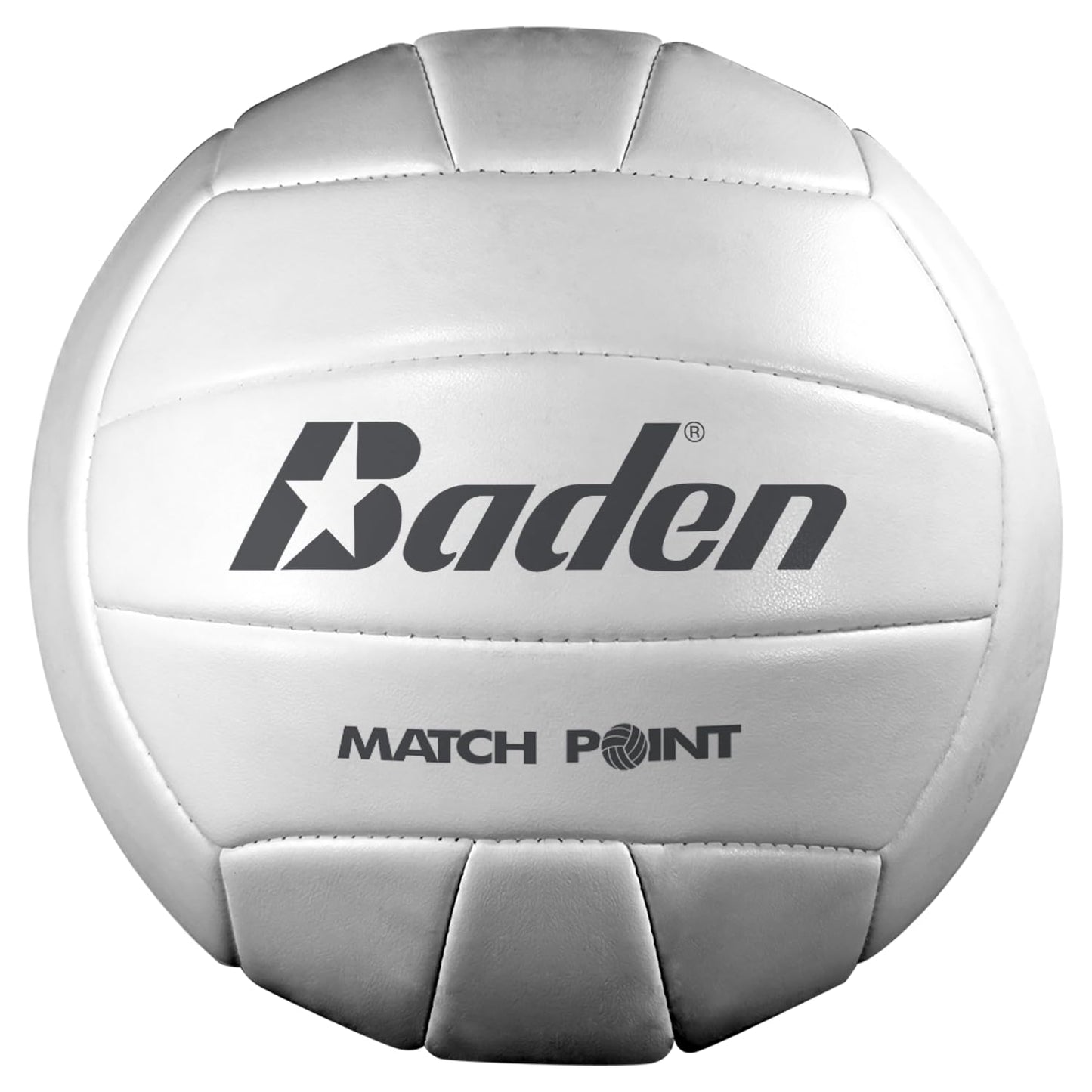 Baden MatchPoint Official Size 5 Cushioned Volleyball | Premium Comfort and Durability for Competitive Play | White