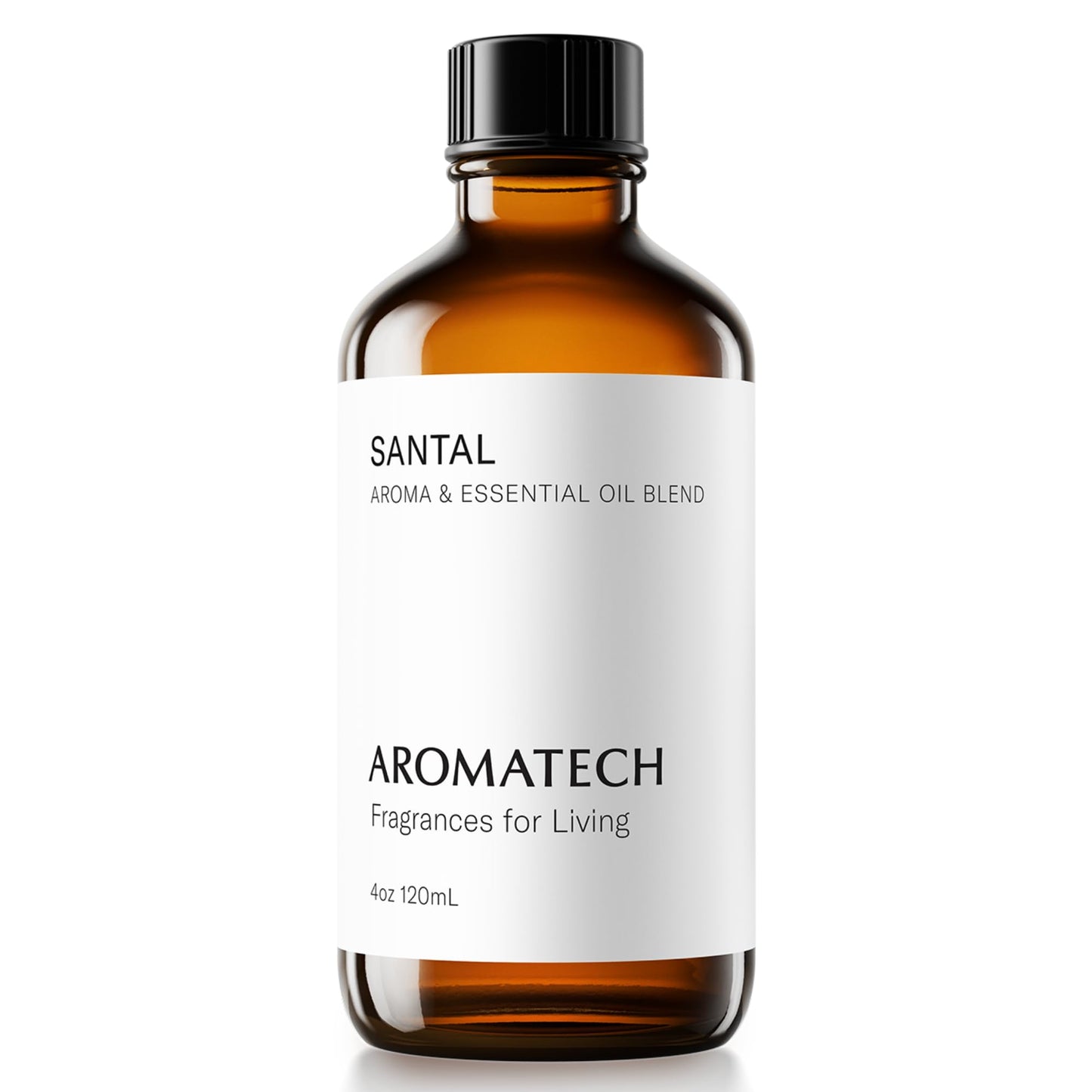 AromaTech Santal Premium Aroma Oil – Inviting & Versatile Home Fragrance with Notes of Sandalwood, Leathery Papyrus & Cardamom for Scent Diffusers, Cold-Air and UltraSonic Scent Machines – 120 mL