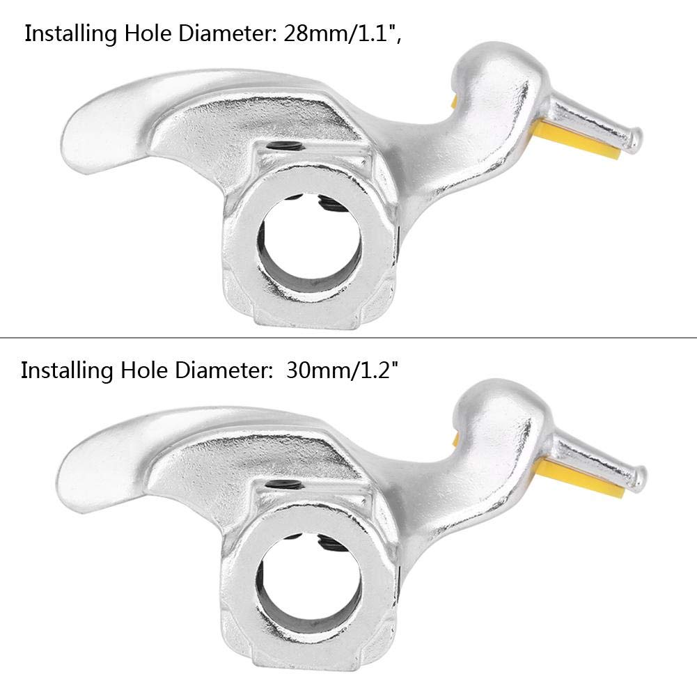 Tire Changer Mount, Tire Repair Tool Stainless Steel Tire Demount Duck Head Tool Diameter 28mm/30mm for Wheel Repair