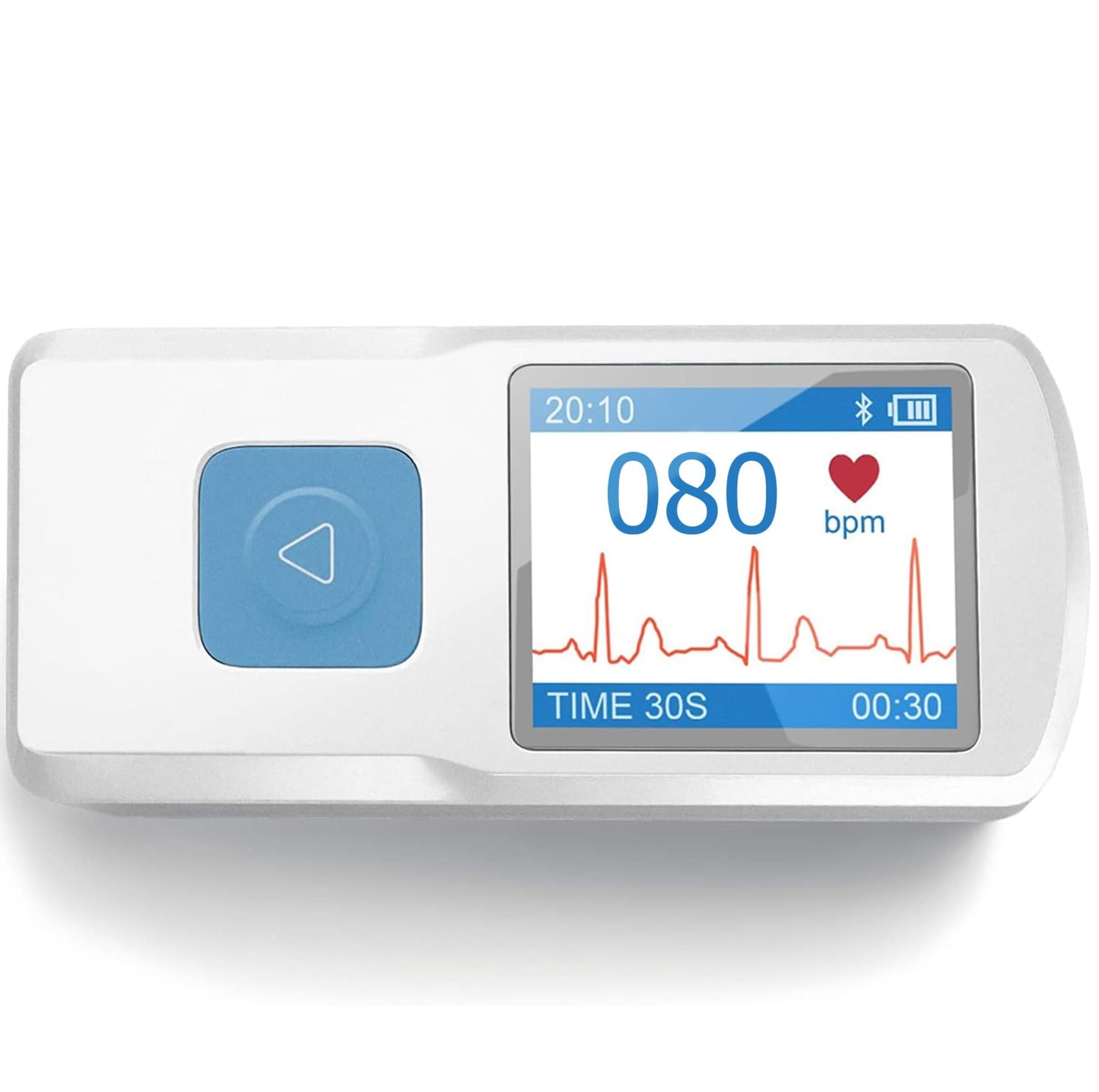 BEC Portable ECG Monitor - Electrocardiograph Monitors in Less Than 30 Seconds, no Need for a Smartphone, All Measurements are Done on Device