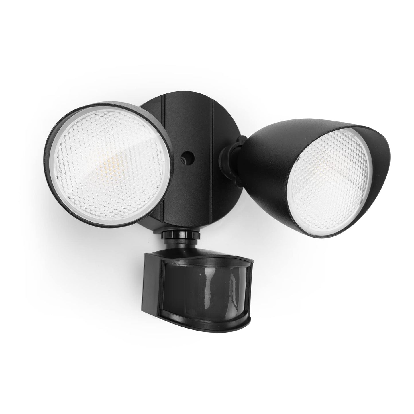 LUTEC 32W 3500 Lumen LED Security Lights Motion Sensor Light Outdoor, 5000K Daylight, IP54 Waterproof, Dusk to Dawn, Motion Detector Flood Light for Garage, Yard, Porch-Black