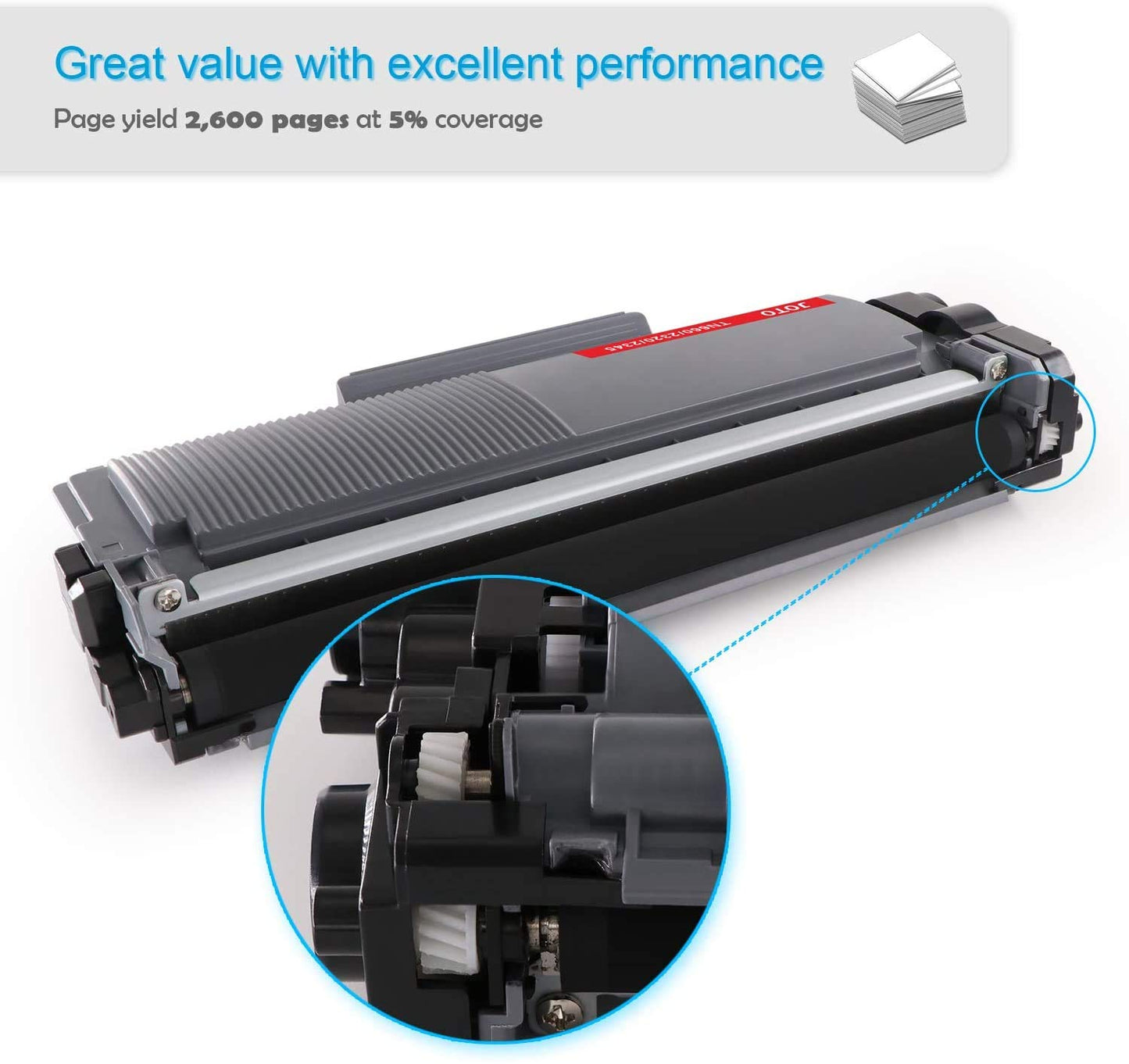 3 Pack Save on Many Compatible TN-660 TN660 / TN630 TN-630 Black BK Toner Cartridges for Brother DCP-L2520DW, DCP-L2540DW, HL-L2300D, HL-L2305W, HL-L2320D, HL-L2340DW, HL-L2360DW, HL-L2380DW, MFC-L2680W, MFC-L2700DW, MFC-L2705DW, MFC-L2707DW, MFC-L2720DW,