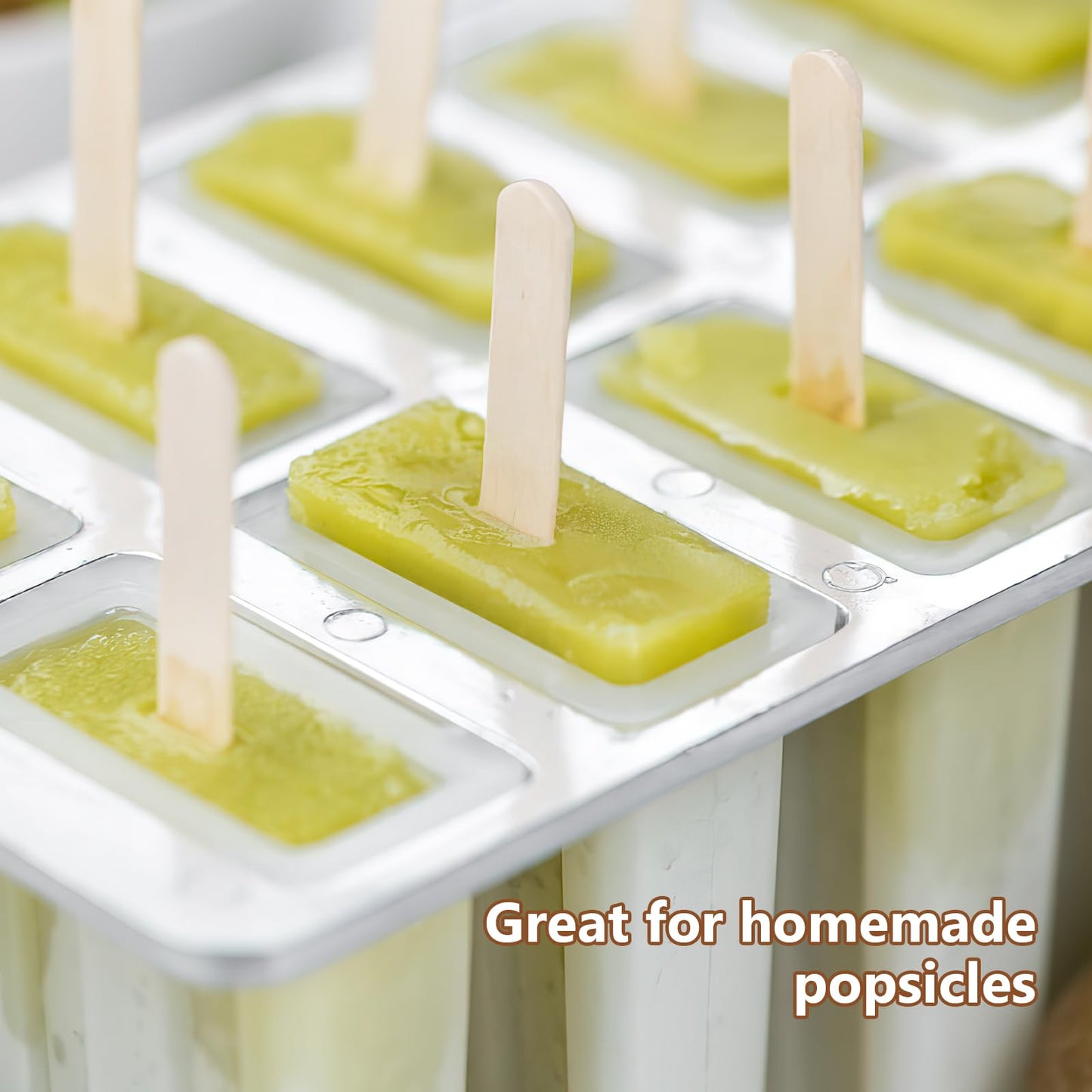 2000 Pcs Wooden Popsicle Sticks for Crafts, 4.5 Inch Ice Cream Sticks Bulk, Natural Wood Craft Sticks for Hair Removal Tongue Depressor Wax Applicator DIY Craft