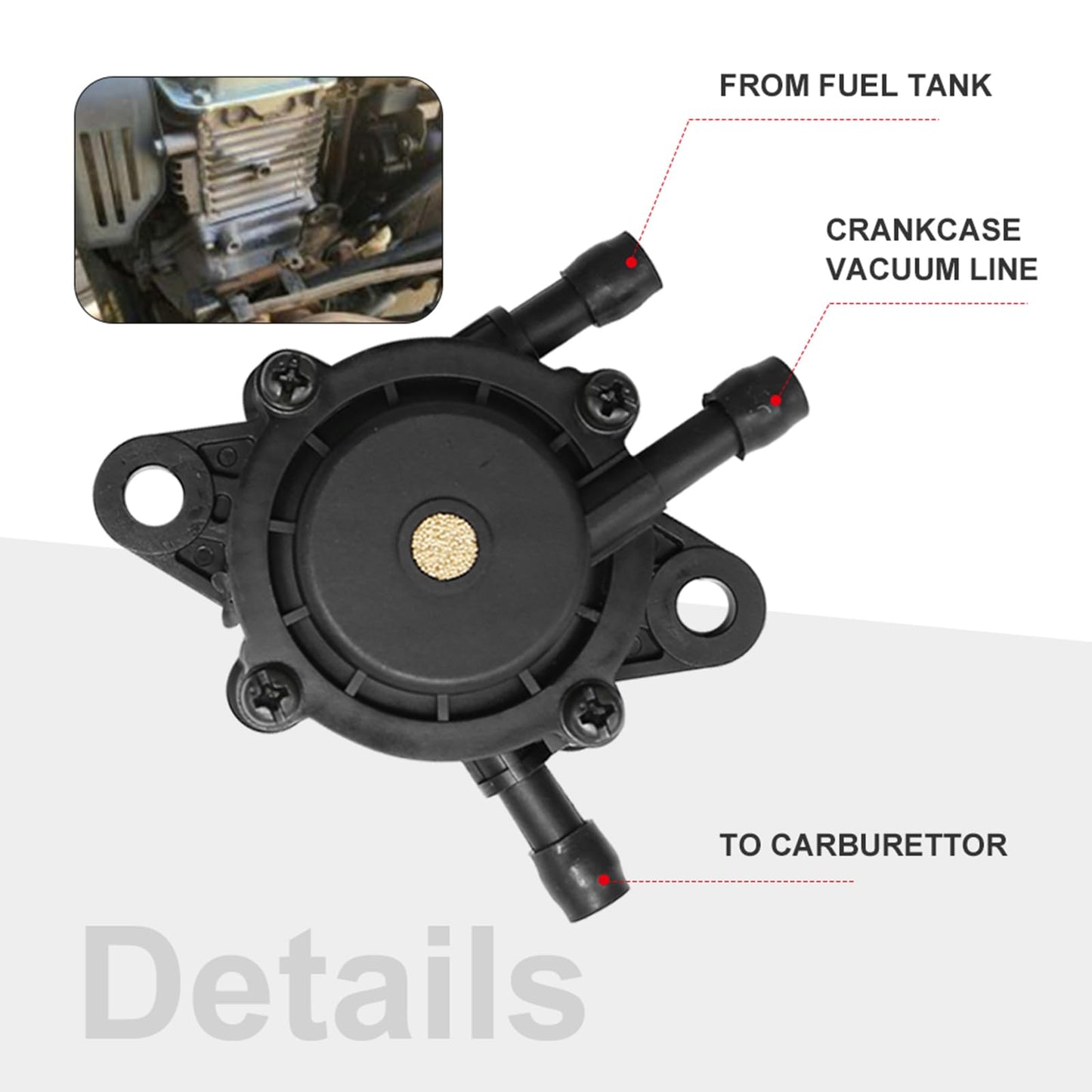 Anxingo 791230 Carburetor LA135 Carb Replacement for B&S 20HP 21HP 23HP 24HP 25HP V-Twin Engine MIA10632 LA135 LA120 LA130 LA140 LA150 LA145 799230 796227 699709 499804