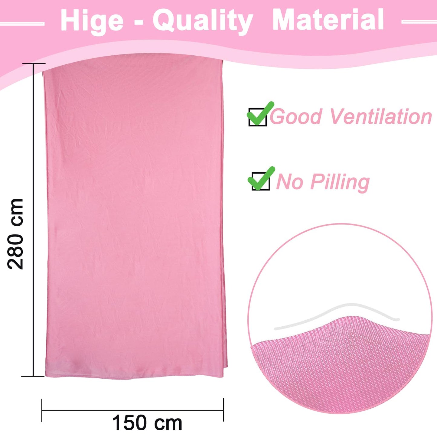 NOSTIFY Sensory Swing, Hanging Hammock Chair for Bedroom with Adjustable Hanger Kit, Relaxing Therapy Swing for Kids Autism ADHD Aspergers (Pink)