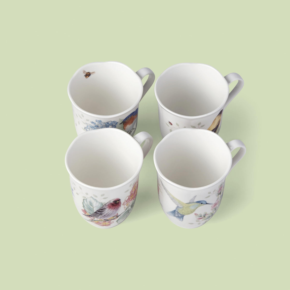Lenox 882795 Butterfly Meadow Flutter 4-Piece Mug Set