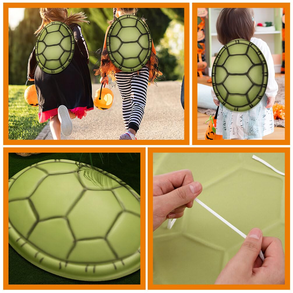 STOBOK Turtle Shell, 6pcs Halloween Turtle Shells Turtle Shell Costume Cosplay Turtle Shell Props for Party Favors