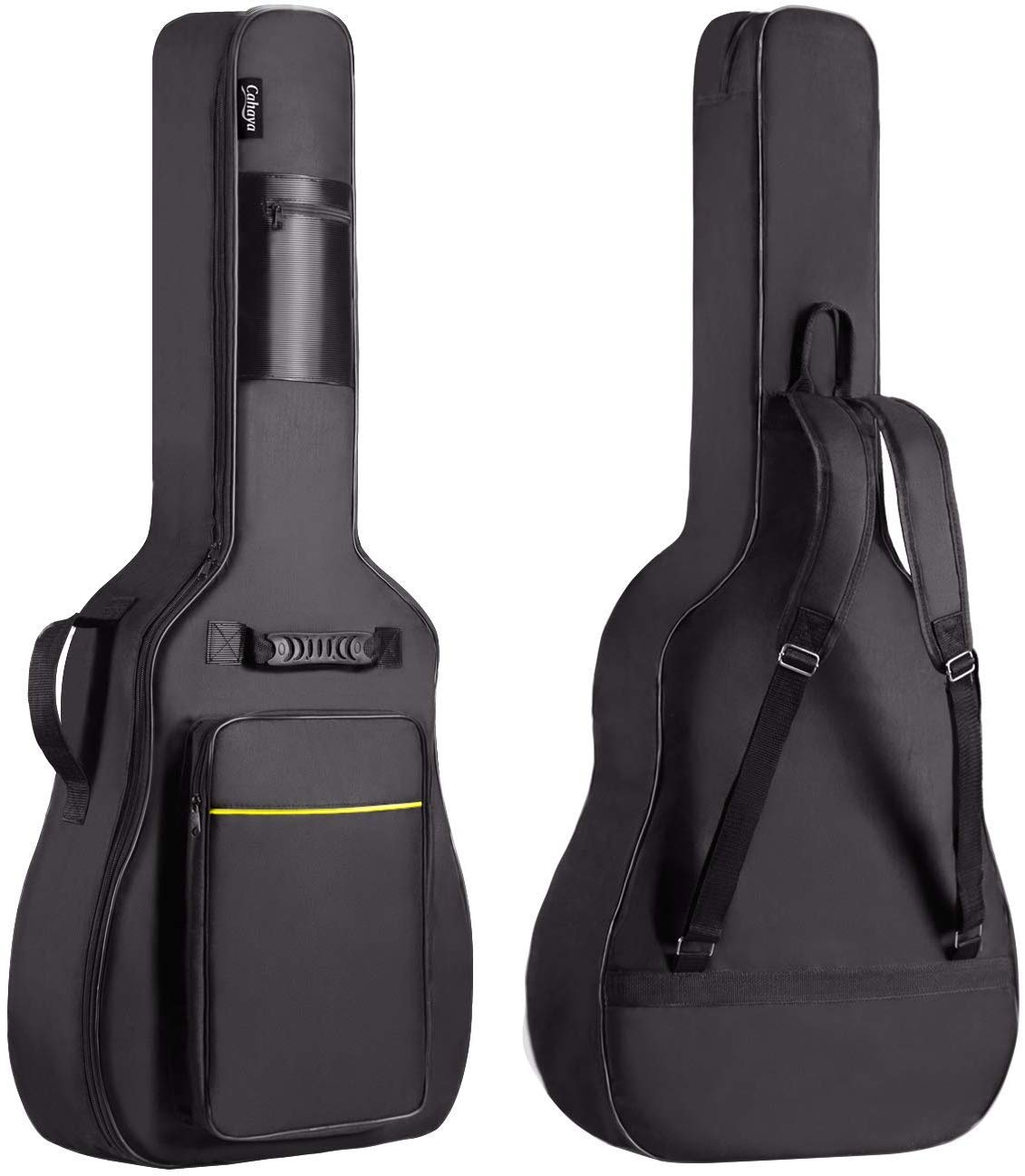 CAHAYA Guitar Bag Gig Bag Padded Backpack Oxford Cloth Water-Resistant with Large Pockets for Guitars Acoustic Guitar Bag CY000152