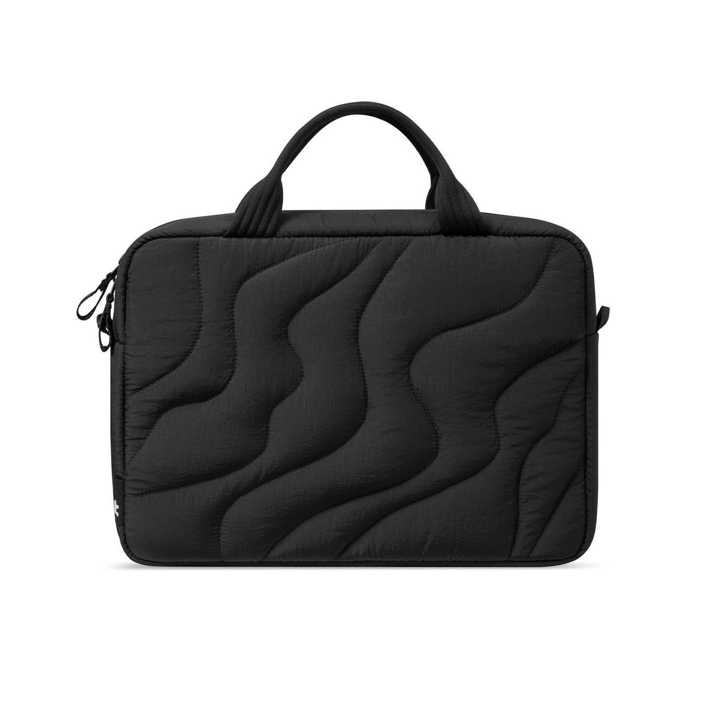 tomtoc 16 Inch Protective Puffy Laptop Carrying Bag for Women, Lightweight Laptop Case Fits 16-inch MacBook Pro & Other 15"/16" Computers, Work Travel Notebook Briefcase Handbag with Organized Storage