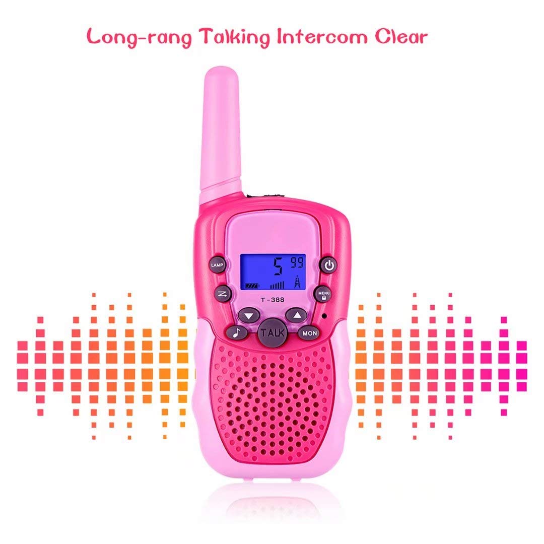 Selieve Toys for 3-12 Year Old Girls Boys, Walkie Talkies for Kids 22 Channels 2 Way Radio Toy with Backlit LCD Flashlight, 3 Miles Range for Outside Adventures, Camping, Hiking, for Kids
