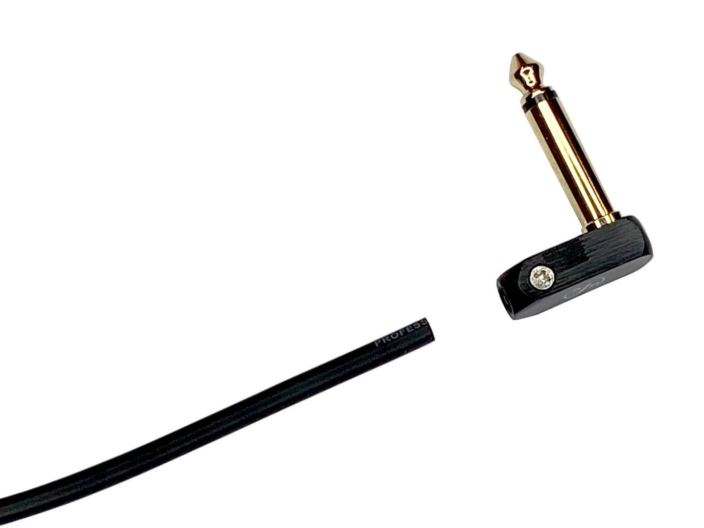 Kurrent Electric Solderless Guitar Pedal Cable Kit 6 Pack for Pedalboard Right Angle Low Profile Connectors for Custom Pedalboard