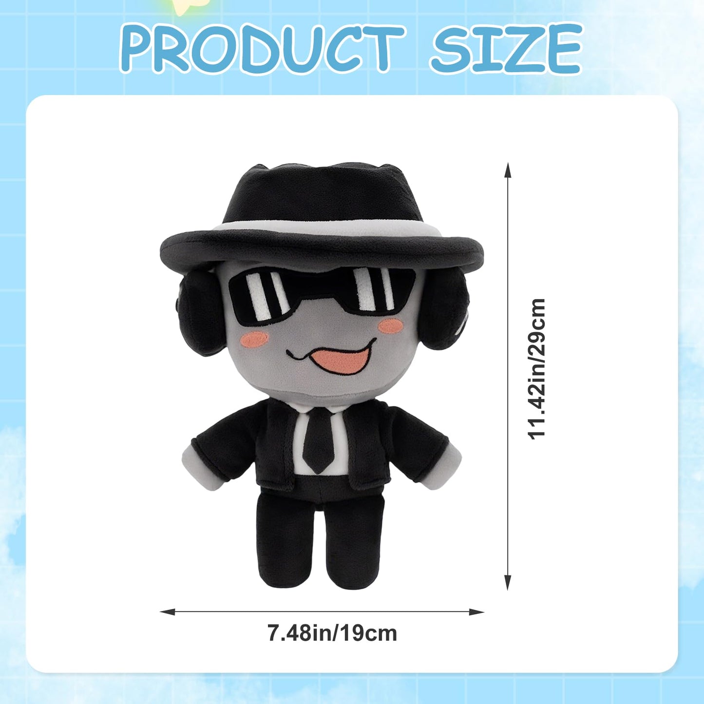 Forsaken Chance Plush Toy, Charming Stuffed Animal Adorable Game Characters Plushies for Collectors Video Game Fans Gifts, Ideal Adults Presents (1Pc)