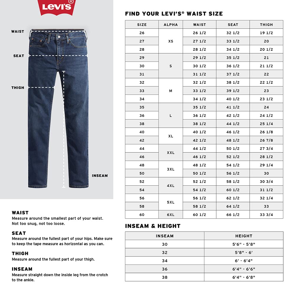 Levi's Men's 405 Standard Fit Shorts (Also Available in Big & Tall), Night Run, 38