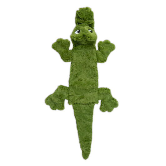 Best Pet Supplies Squeaky Dog Toys with Soft Durable Fabric for Small, Medium and Large Pets Interactive Toy for Indoor Play, Supports Active Biting and Play - Alligator, Large