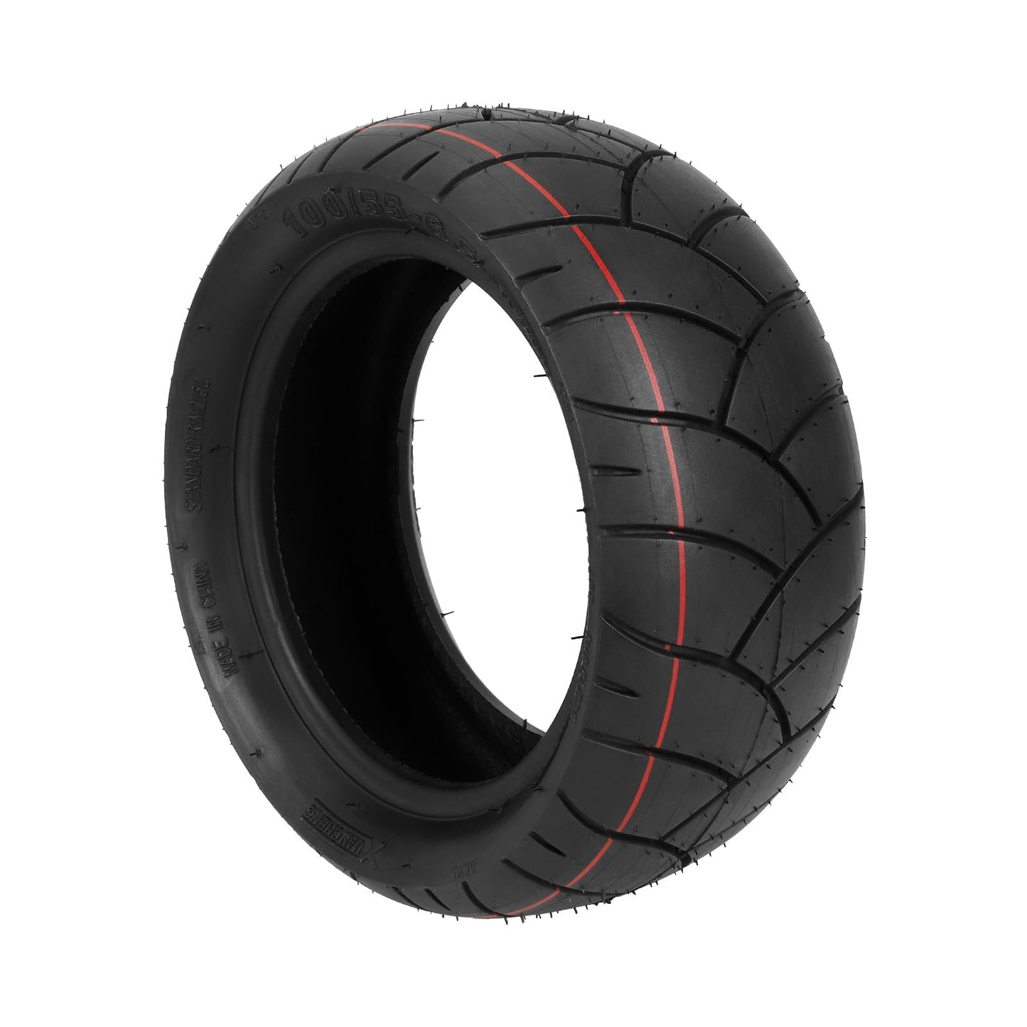ZAITUO 11" 100/55-6.5 Rubber Heavy Duty Explosion-proof Tubeless Tire Replacement for 90/65-6.5 Tyre Electric Scooter ATV, UTV, Mobility Scooter, POV Wheel Parts (1)