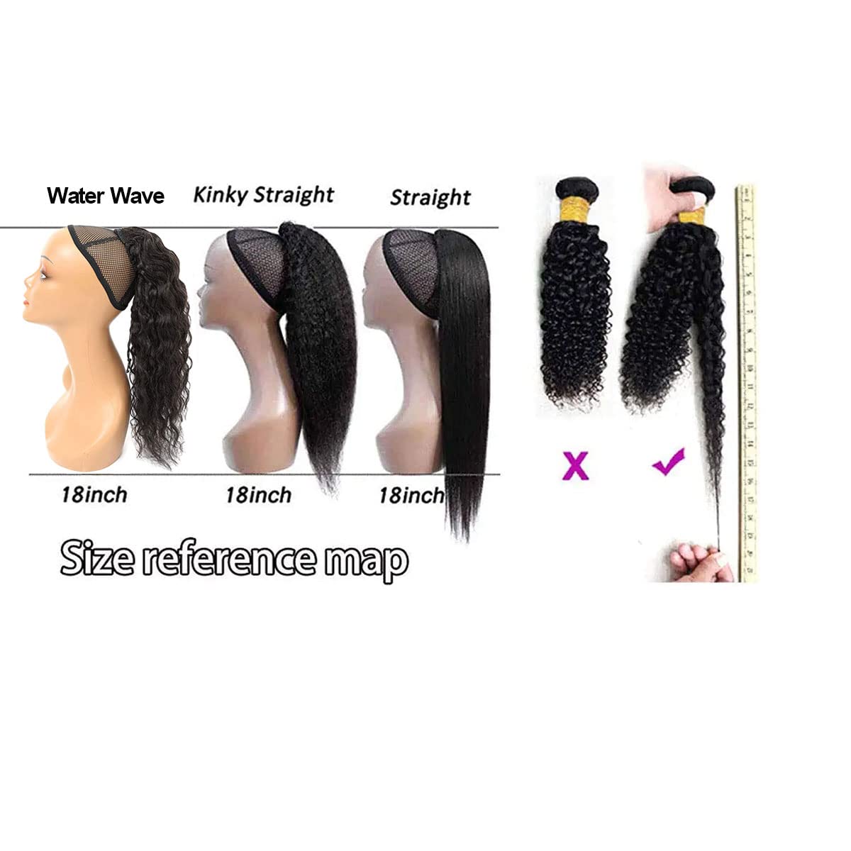 Corn Wave Ponytail Human Hair Drawstring Ponytail Extension Clip in Hair curly Straight Natural Black onytails for Women Clip in on Ponytail Hair Extensions (22 Inches,130g)