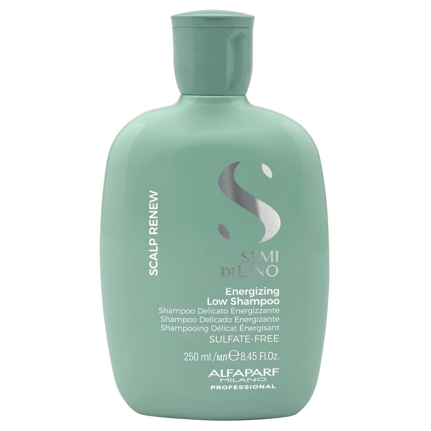 Alfaparf Milano Semi di Lino Scalp Renew Low Shampoo - Enhances Follicle Vitality and Scalp Balance - Flax Seed and Antioxidant Formula - 250 ml