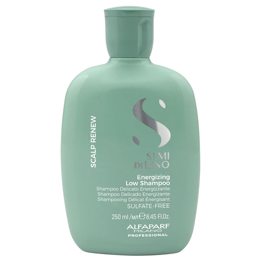 Alfaparf Milano Semi di Lino Scalp Renew Low Shampoo - Enhances Follicle Vitality and Scalp Balance - Flax Seed and Antioxidant Formula - 250 ml