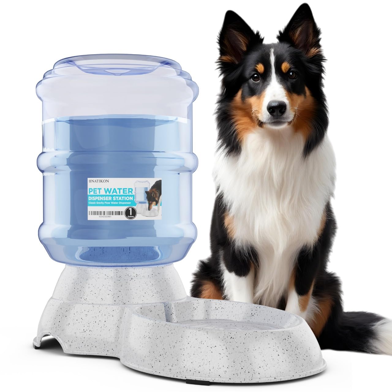 Automatic Pet Waterer Dispenser with BPA-Free Design – 1 Gallon Capacity, Convenient Waterer Solution Ideal for Dogs and Cats Small and Large Pets