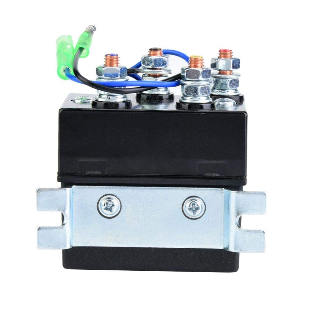 Winch Solenoid Relay, Winch Contactor Reversing Relay for 1500-5000lb ATV UTV Winches