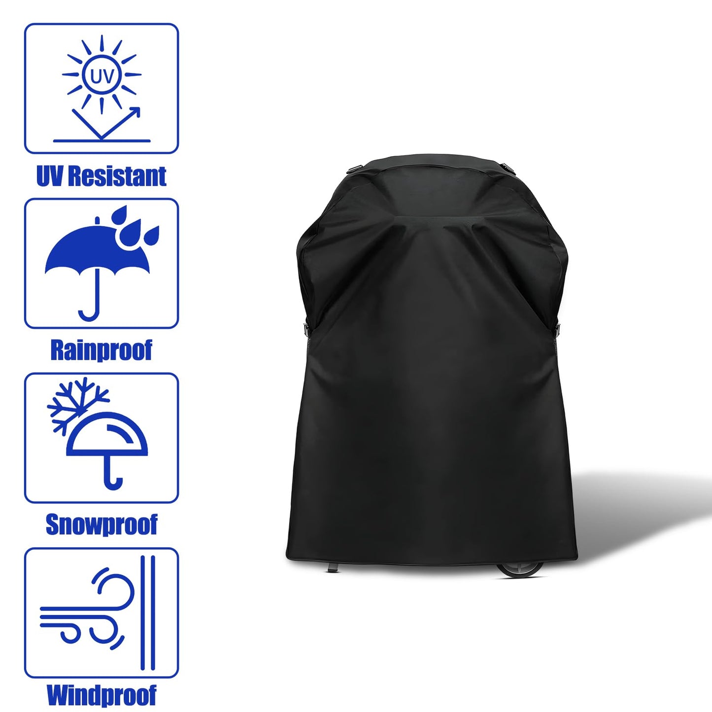 BBQ Grill Cover for Napoleon TravelQ PRO285 on Stand Grill Accessories Heavy Duty and Waterproof