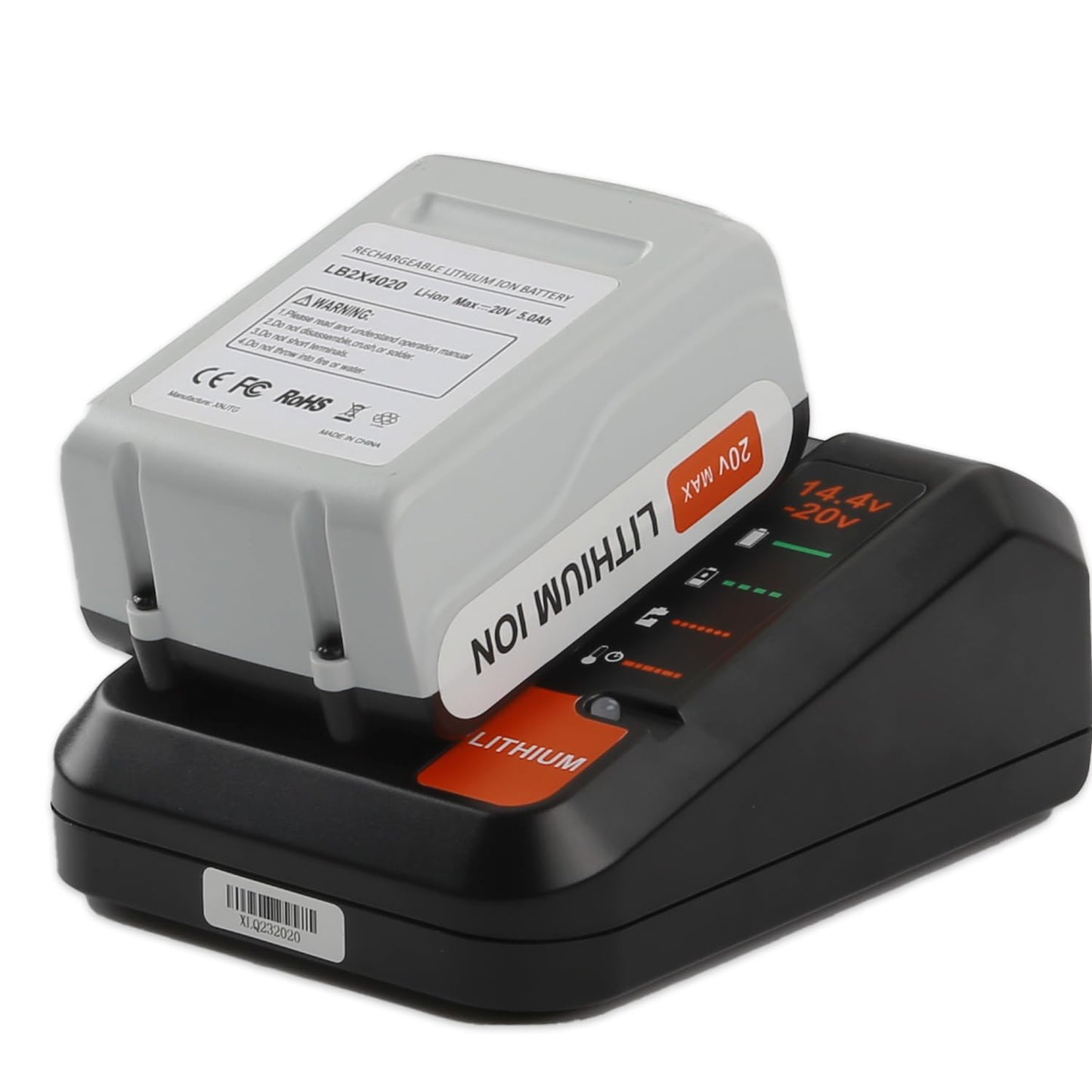 20V Charger Replace for Black and Decker 20V Max Battery Charger BDCAC202B Compatible with Black and Decker 20 Volt Lithium Battery LBXR20 LBXR2020 LB2X4020 PCC685L PCC680L PCC681L