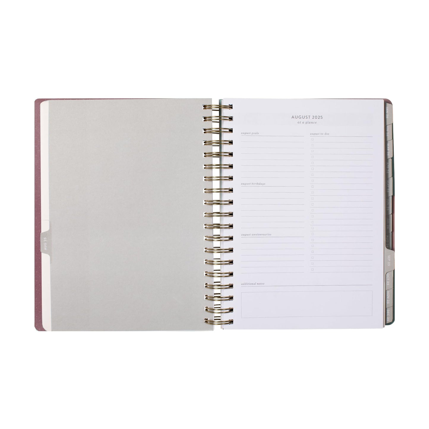Fringe Studio 2026 Spiral Weekly Planner, Aug 2025 - Dec 2026, 17 Month, Paperback Cover, "MOODY STORYBOOK", 8"w x 10"h, 240 Pages (844PA051)