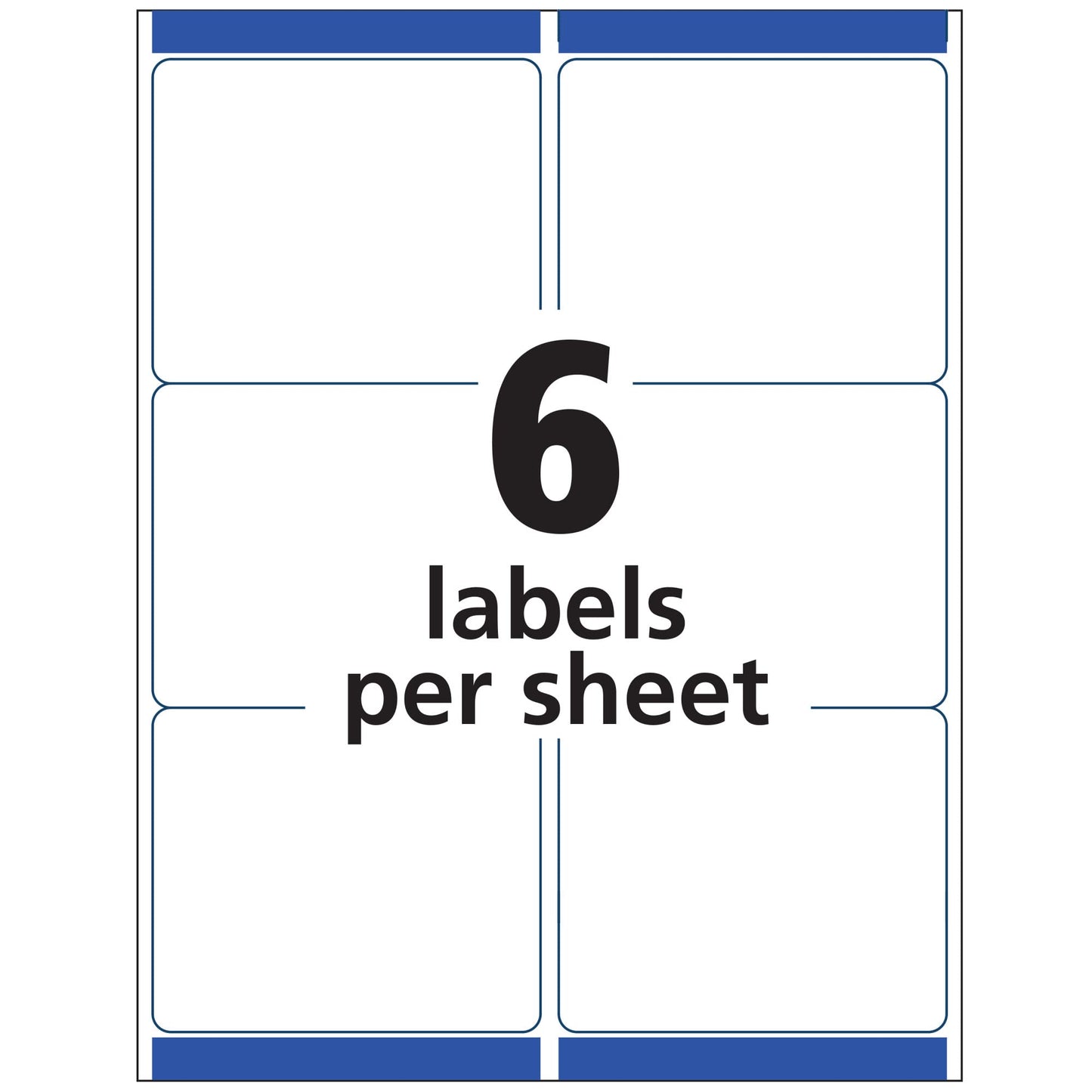 Removable ID Labels with Sure Feed, Laser/Inkjet, 3-1/3"