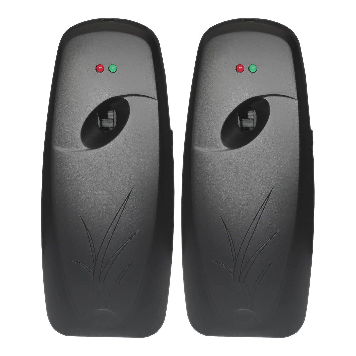 Automatic Air Freshener Spray Dispenser (2-Pack) ，Free Standing or Wall Mounted Automatic Aerosol Spray Dispenser Adjustable Aromatherapy Machines for Bedrooms, Bathrooms,Offices, Hotels (Black)